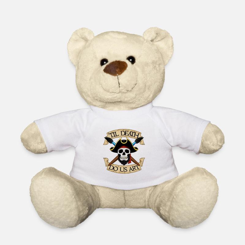 Kunst ist Leben - Teddy - Weiß