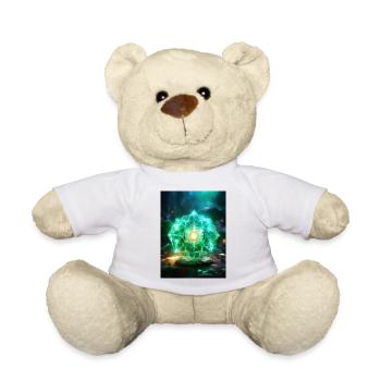 Heart Chakra – Anahata: Light of Love - Teddy Bear - white - Front