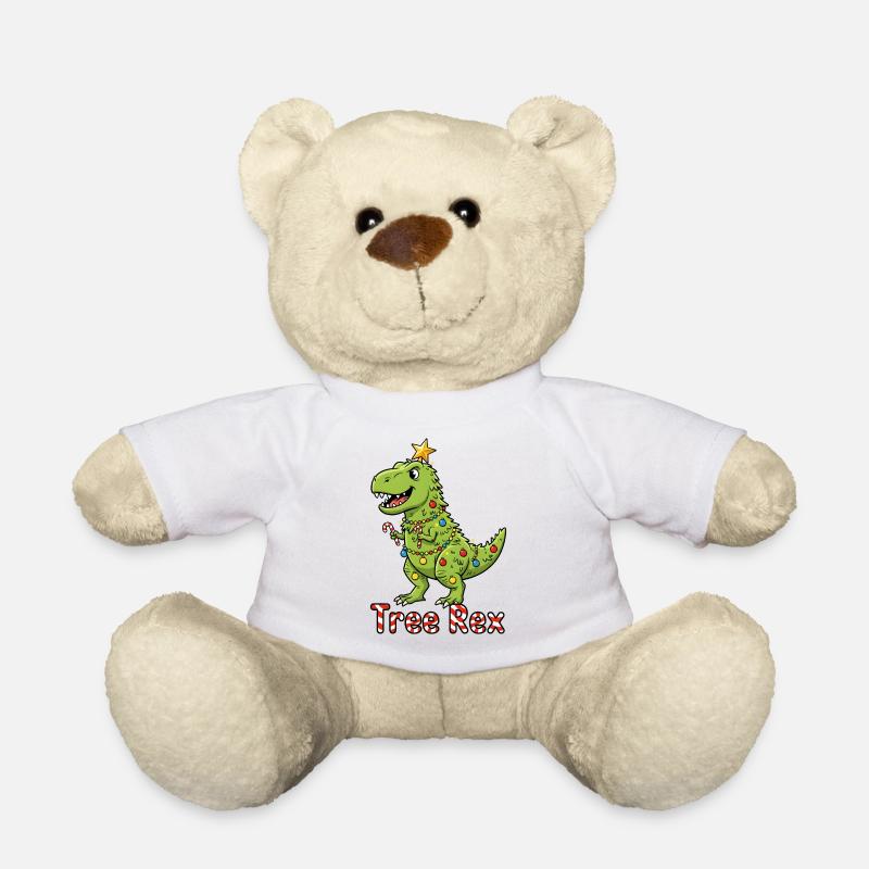 Tendance de Noël Tree Rex - Nounours - blanc