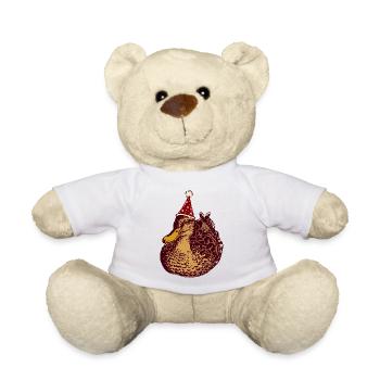 CHRISTMAS MALLARD - Teddy Bear - white - Front