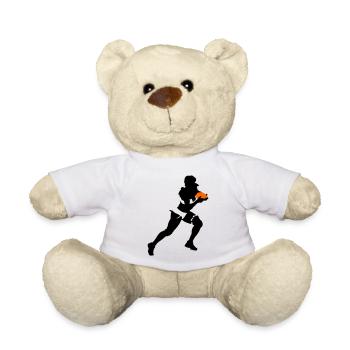 Football girl - Teddy - Weiß - Vorne