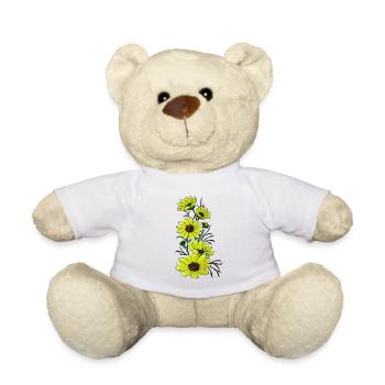 Sunflower Magic Nature's Yellow - Teddy Bear - white - Front
