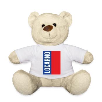 Traditionelles Tessiner Souvenir - Teddy - Weiß - Vorne