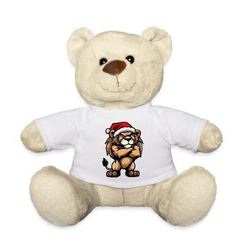 Noël Lion - Nounours - blanc - Devant