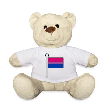 Bisexuelle Pride-Flagge - Teddy - Weiß - Vorne