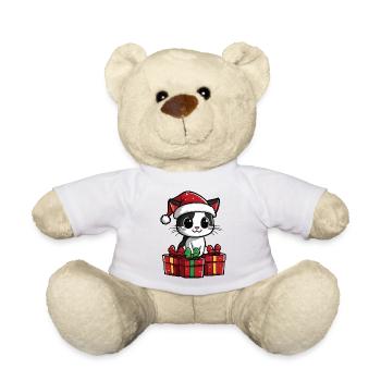 Cadeaux de Noël pour chats - Nounours - blanc - Devant