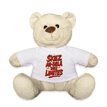 Skiez au-delà des limites ! - Nounours - blanc - Devant