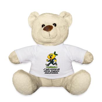 Citron sous pression courant en Costume - Nounours - blanc - Devant