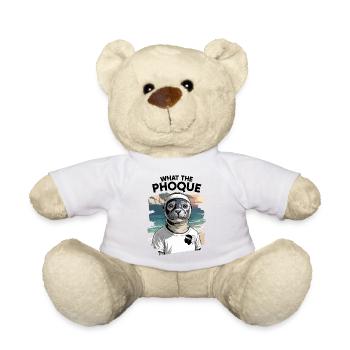 Korsischer Humor Geschenk Was das Robbeninsel-Souvenir - Teddy - Weiß - Vorne