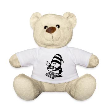 wichtel zwerg backen kekse plätzchen  - Teddy - Weiß - Vorne