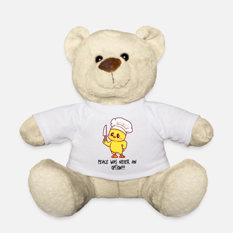 Chick Chef Slicer Charmer - Teddy Bear - white