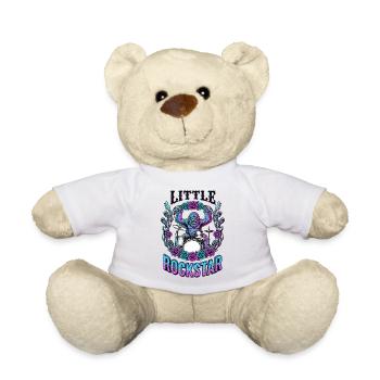 Petit Musicien de Rock Gorille - Nounours - blanc - Devant