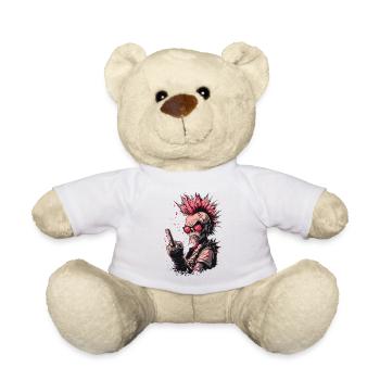 Punk Skeleton Style - Teddy - Weiß - Vorne