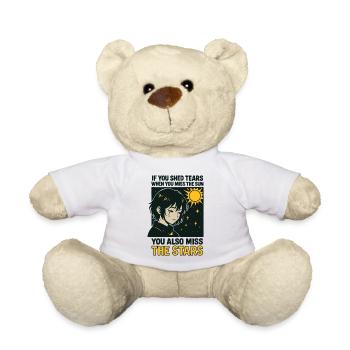 Miss the stars - Teddy Bear - white - Front