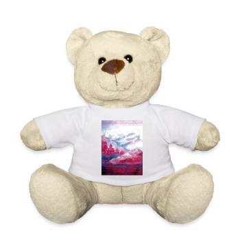 Psy-Art | Temples in the Himalayas - Teddy Bear - white - Front