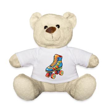 Rollschuh - Teddy - Weiß - Vorne