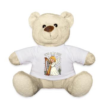 Angel Harp Costume de fille de carnaval - Nounours - blanc - Devant