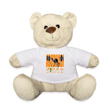 AbudhABI 2026 - Teddy Bear - white - Front