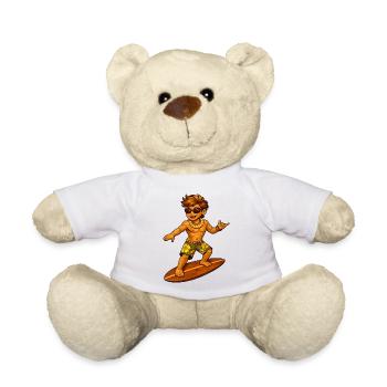 Surfer Hawaii-Stil - Teddy - Weiß - Vorne