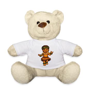 Hula-Tänzer Hawaii-Stil - Teddy - Weiß - Vorne