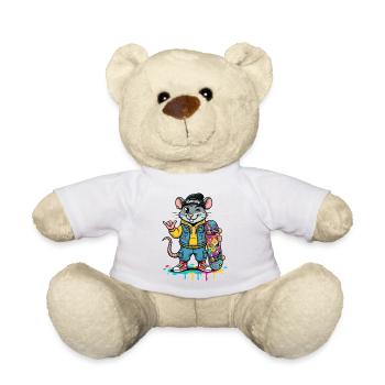 Équipe d’égouts Rat Skater - Nounours - blanc - Devant