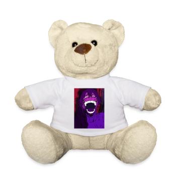 Cursed laughter - Teddy Bear - white - Front