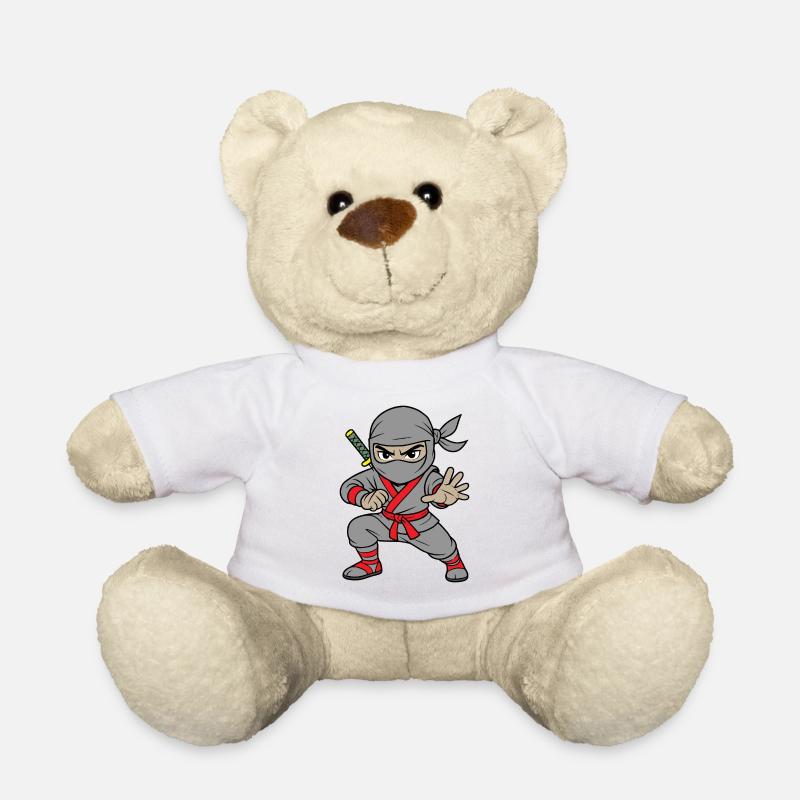 Ninja Gris Guerrier de l’Ombre - Nounours - blanc