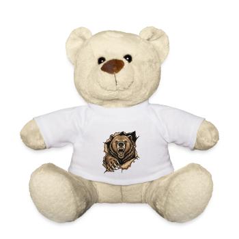 Grunding-Grizzlybär-Wildklaue - Teddy - Weiß - Vorne