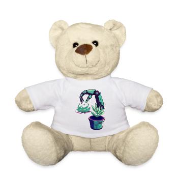 Neonroboter  - Teddy - Weiß - Vorne
