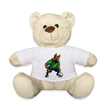Schäferhund Fussballer - Teddy - Weiß - Vorne