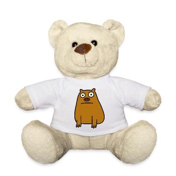 Ugly Capybara - Teddy Bear - white - Front