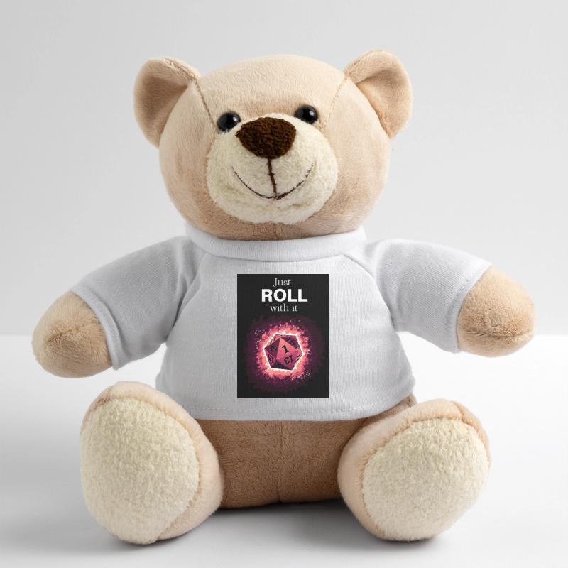 Faites simplement avec les dés rétro d20 magenta Nounours