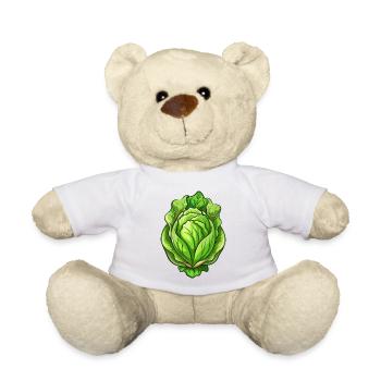 Tête de laitue - Nounours - blanc - Devant