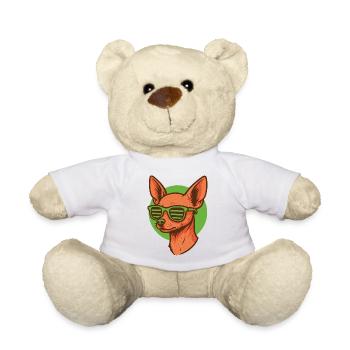 Chihuahua mit Neon-Sonnenbrille - Teddy - Weiß - Vorne