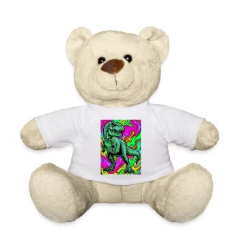 Dinosaurier - Teddy - Weiß - Vorne