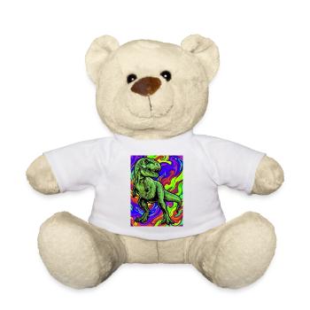Dinosaurier - Teddy - Weiß - Vorne