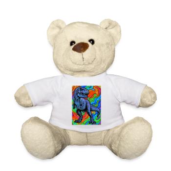 Dinosaurier - Teddy - Weiß - Vorne