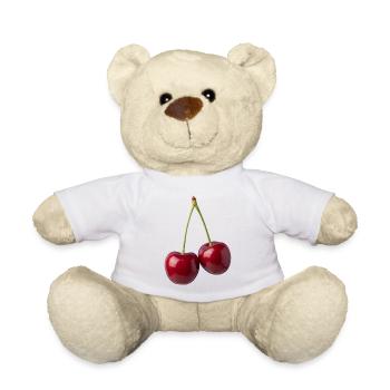 Cherry Cherry Shirt, hoodie, bag, mug - Teddy Bear - white - Front