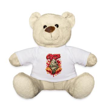 Kirschkuchen-Graffiti-Druck - Teddy - Weiß - Vorne