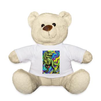 Dinosaurier - Teddy - Weiß - Vorne