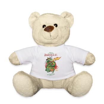 Dragonzales Würziger Grüner Drache - Teddy - Weiß - Vorne
