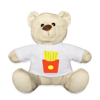 French Fries - Teddy Bear - white - Front