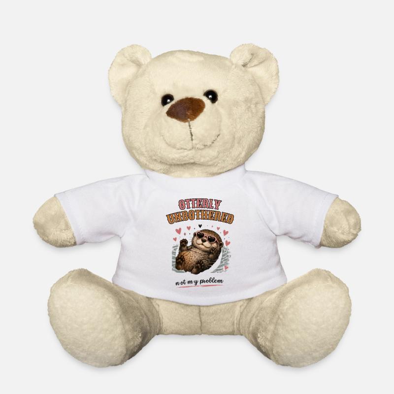 Otterly Indifférent, ce n’est pas mon problème - Nounours - blanc