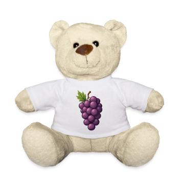 Grappes de raisin - Nounours - blanc - Devant