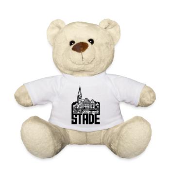 Stade Silhouette Landmark - Teddy Bear - white - Front