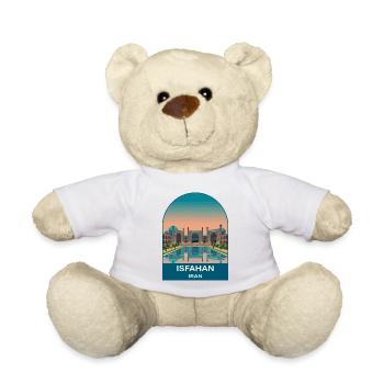 Isfahan Iran Vintage-Reiseillustrationskunst - Teddy - Weiß - Vorne