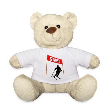 Skistartlinie - Teddy - Weiß - Vorne