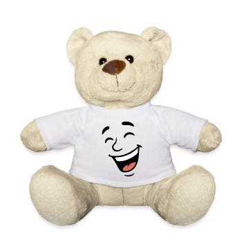 Face Laugh - Teddy Bear - white - Front