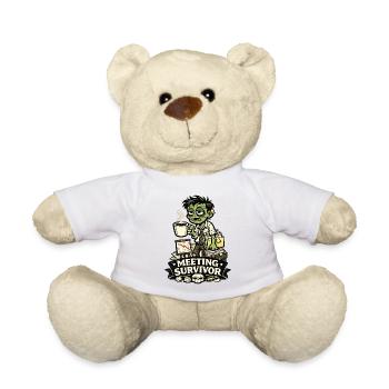 Meeting Survivor Zombie Büro - Teddy - Weiß - Vorne