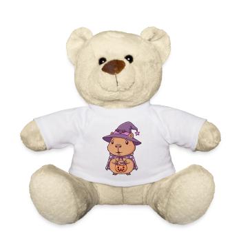 Capybara an Halloween - Teddy - Weiß - Vorne